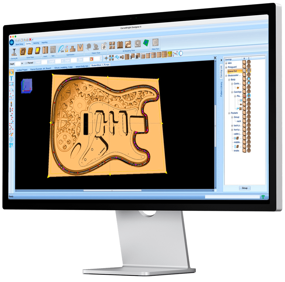 CarveWright Designer software interface